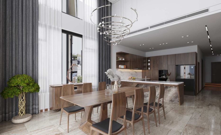 Kinh nghiệm thiết kế nội thất phòng bếp đẹp hợp phong thủy